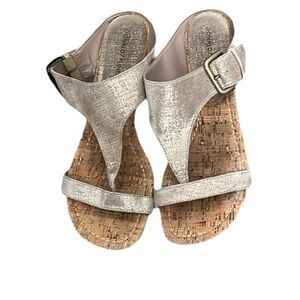 Donald Pliner Naturalizer Women's Sandals - Gold Metallic